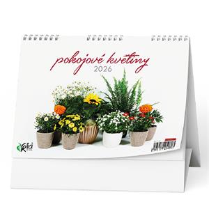 Stolní kalendář 2026 Pokojové květiny