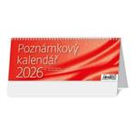 Stolní kalendář 2026 - Poznámkový kalendář OFFICE