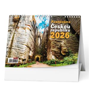 Stolní kalendář 2026 Poznáváme Českou republiku