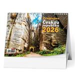 Stolní kalendář 2026 Poznáváme Českou republiku