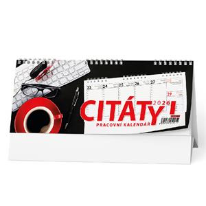 Stolní kalendář 2026 Pracovní kalendář CITÁTY I