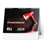 Stolní kalendář 2026 Pracovní kalendář Čtrnáctidenní