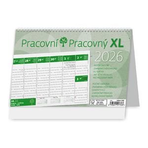 Stolní kalendář 2026 - Pracovní XL/Pracovný XL