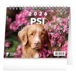Stolní kalendář 2026 Psi - se jmény psů