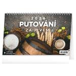 Stolní kalendář 2026 Putování za pivem