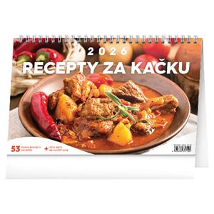 Stolní kalendář 2026 Recepty za kačku