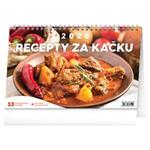 Stolní kalendář 2026 Recepty za kačku