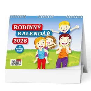 Stolní kalendář 2026 Rodinný kalendář