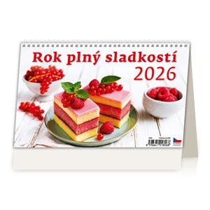 Stolní kalendář 2026 - Rok plný sladkostí