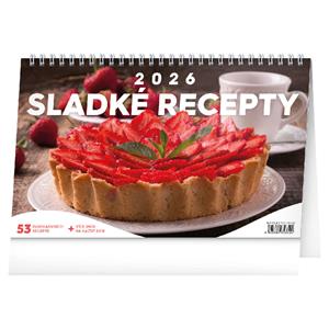 Stolní kalendář 2026 Sladké recepty
