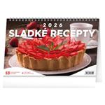Stolní kalendář 2026 Sladké recepty
