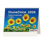 Stolní kalendář 2026 - Slunečnice