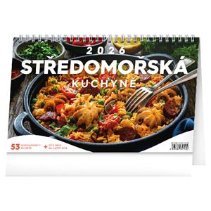 Stolní kalendář 2026 Středomořská kuchyně