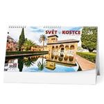 Stolní kalendář 2026 Svět v kostce