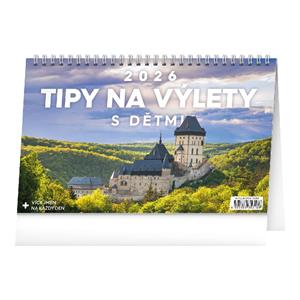 Stolní kalendář 2026 Tipy na výlety s dětmi