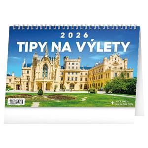 Stolní kalendář 2026 Tipy na výlety