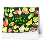 Stolní kalendář 2026 Vitamíny a minerály Renaty Raduše Herber