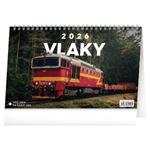 Stolní kalendář 2026 Vlaky