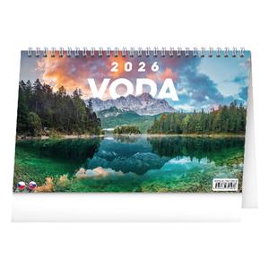 Stolní kalendář 2026 Voda CZ/SK