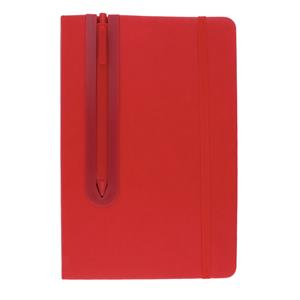 Stylový zápisník ve formátu A5 - červená