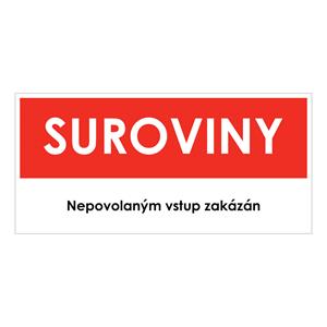 SUROVINY, červená, plast 2 mm 190x90 mm