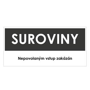 SUROVINY, šedá, plast 1 mm 190x90 mm