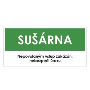 SUŠÁRNA, zelená, plast 1 mm 190x90 mm