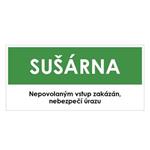 SUŠÁRNA, zelená, plast 1 mm 190x90 mm