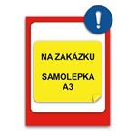 Tabulka samolepka na zakázku - a3