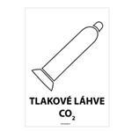 Tlakové lahve co2, samolepka a5