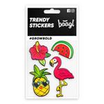 Trendy 3D Samolepky Flamingo