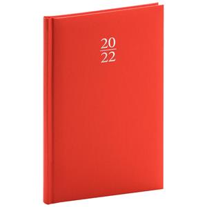Týdenní diář 2022 A5 Capys - červená