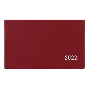Týdenní diář 2022 Cyril PVC kapesní - Bordó