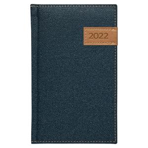 Týdenní diář 2022 Denim kapesní - modrá