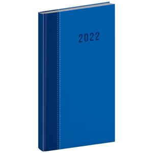 Týdenní diář 2022 kapesní Cambio Classic - modrá