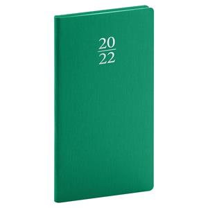 Týdenní diář 2022 kapesní Capys - zelená