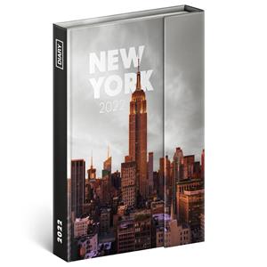 Týdenní diář 2022 magnetický B6 New York