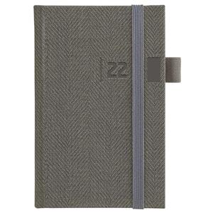 Týdenní diář 2022 Tweed kapesní - šedá