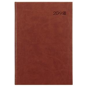 Týdenní diář 2022 Viva A5 - hnědá
