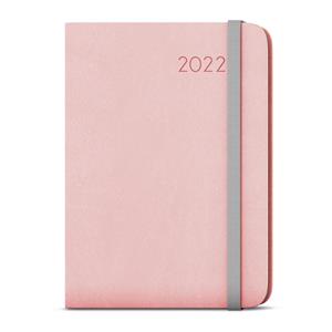 Týdenní diář 2022 Zoro Flexi s poznámkami A5 - Pastelová růžová