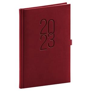 Týdenní diář 2023 A5 Vivella Classic - vínová