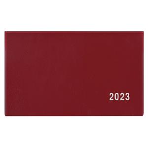 Týdenní diář 2023 Cyril PVC kapesní - Bordó