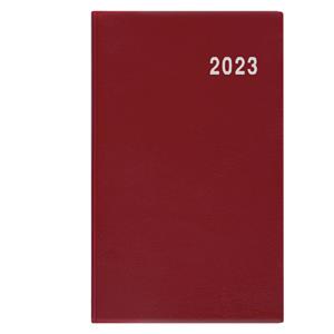 Týdenní diář 2023 Gustav PVC kapesní - Bordó
