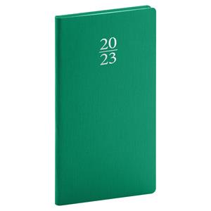 Týdenní diář 2023 kapesní Capys - zelená