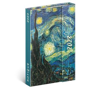 Týdenní diář 2023 magnetický B6 Vincent van Gogh