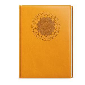 Týdenní diář 2023 Oskar Vivella s ražbou A5 - Okrová - Slunce