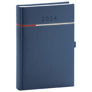 Týdenní diář 2024 A5 Tomy - modročervená