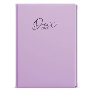 Týdenní diář 2024 Prokop Lamino Pastel B6 - Fialová