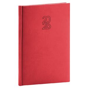 Týdenní diář 2026 A5 Aprint - červená