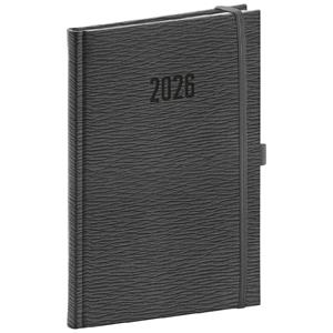 Týdenní diář 2026 A5 Rivoli - šedá